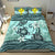 Kanaka Maoli (Hawaiian) Bedding Set - Polynesian Turtle Plumeria Blue - Polynesian Pride