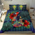 Kanaka Maoli (Hawaiian) Bedding Set - Polynesian Fish Hook Hibiscus - Polynesian Pride