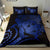 Hawaii Bedding Set - Hawaii Turtle Hibiscus Polynesian Vintage Bedding Set - Blue - Polynesian Pride