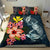 Kanaka Maoli (Hawaiian) Bedding Set - Polynesian Turtle Tropical Plumeria - Polynesian Pride