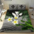 Kanaka Maoli (Hawaiian) Bedding Set, Polynesian Plumeria Banana Leaves Gray - Polynesian Pride