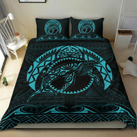 Hawaiian Polynesian Whale Bedding Set Blue - Polynesian Pride