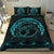 Hawaiian Polynesian Whale Bedding Set Blue - Polynesian Pride