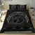 Hawaiian Polynesian Whale Bedding Set Grey - Polynesian Pride