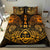 Polynesian Bedding Set - Guam Duvet Cover Sets - Gold Turtle Homeland GOLD - Polynesian Pride