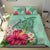 Hawaii Bedding Set - Hawaii Manta Ray Tropical Hibiscus Plumeria Bedding Set - Polynesian Pride