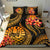 Polynesian Bedding Set - Tahiti Duvet Cover Set - Gold Plumeria GOLD - Polynesian Pride