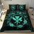 Hawaii Kanaka Turtle Hibiscus Polynesian Bedding Set - Anthea Style Turquoise - Polynesian Pride