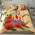 Polynesian Bedding Set - Tahiti Duvet Cover Set - Hibiscus Coat of Arm Beige BEIGE - Polynesian Pride