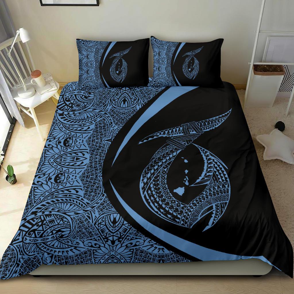 Hawaii Fish Hook Polynesian Bedding Set - Circle Style Pastel - Polynesian Pride