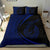 Hawaii Fish Hook Polynesian Bedding Set - Circle Style Blue - Polynesian Pride