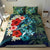 Kanaka Maoli (Hawaiian) Bedding Set - Ocean Turtle Coconut Tree And Hibiscus - Polynesian Pride