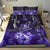 Hawaii Polynesian Turtle Waves Hibiscus Bedding Set - Erik Style - AH - Purple - Polynesian Pride