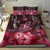 Hawaii Polynesian Turtle Waves Hibiscus Bedding Set - Erik Style - AH - Pink - Polynesian Pride