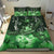 Hawaii Polynesian Turtle Waves Hibiscus Bedding Set - Erik Style - AH - Green - Polynesian Pride