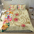 Hawaii Triple Marble Turtle Polynesian Hibiscus Bedding Set - AH - Benjamin Style - Beige - Polynesian Pride