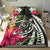 Hawaii Polynesian Turtle Tropical Hibiscus Plumeria Bedding Set - Black - Polynesian Pride