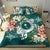 Chuuk Polynesian Bedding Set - Turtle with Plumeria Black - Polynesian Pride