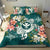 Hawaii Polynesian Bedding Set - Turtle with Plumeria Black - Polynesian Pride