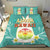 Hawaii Summer Pineapple Polynesian Turtle Plumeria - Bedding Set - Polynesian Pride