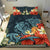 Hawaii Turtle Shark Manta Ray Hibiscus Plumeria Bedding Set - Polynesian Pride