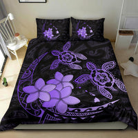 Hawaii Polynesian Turtle Plumeria Bedding Set - Pog Style Purple - Polynesian Pride