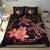 Hawaii Polynesian Turtle Plumeria Bedding Set - Pog Style Red - Polynesian Pride