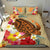 Hawaii Bedding Set - Hawaii Tropical Turtle Hibiscus And Plumeria Bedding Set - Polynesian Pride