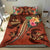 Polynesian Turtle Bedding Set - Tribal Tattoo With Hibiscus Coral - Polynesian Pride