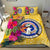 Northern Mariana Islands Bedding Set - Saipan Hibiscus Polynesian Pattern Yellow Version - Polynesian Pride