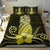 Hawaii Polynesian Pineapple Hibiscus Bedding Set - Zela Style Yellow - Polynesian Pride