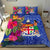 Fiji Bedding Set - Hibiscus Polynesian Pattern Blue Version - Polynesian Pride