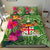 Fiji Bedding Set - Hibiscus Polynesian Pattern Green Version - Polynesian Pride