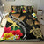 Hawaii Map Turtle Hibiscus Plumeria Polynesian - Bedding Set AH - Polynesian Pride