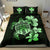 Hawaiian Kanaka Hibiscus Plumeria Mix Polynesian Turtle Bedding Set Green AH - Polynesian Pride