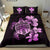 Hawaiian Kanaka Hibiscus Plumeria Mix Polynesian Turtle Bedding Set Pink AH - Polynesian Pride