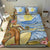 Hawaii The Girl Surfing Wave Bedding Set - Polynesian Pride