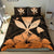 Hawaiian Kanaka Bedding Set Hibiscus Polynesian Love Orange - Polynesian Pride