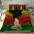 Hawaii Polynesian Hula Girl Wearing Plumeria Bedding Set Reggae - Polynesian Pride