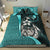 Yap Micronesian Bedding Set Turquoise - Turtle With Hook - Polynesian Pride