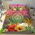 Fiji Polynesian Bedding Set - Manta Ray Tropical Flowers - Polynesian Pride