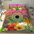 Nauru Polynesian Bedding Set - Manta Ray Tropical Flowers - Polynesian Pride