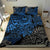 Tahiti Polynesian Bedding Set - Blue Turtle Hibiscus Flowing BLUE - Polynesian Pride