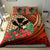 Kanaka Maoli (Hawaiian) Bedding Set - Lauhala Polynesian Hibiscus Red - Polynesian Pride