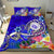 Hawaii Polynesian Bedding Set - Hawaii Seal With Turtle Plumeria (Blue) - Polynesian Pride