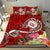 Hawaii Polynesian Bedding Set - Hawaii Seal With Turtle Plumeria (Red) - Polynesian Pride