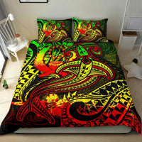 Pohnpei Bedding Set - Reggae Shark Polynesian Tattoo Reggae - Polynesian Pride
