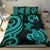 Tonga Polynesian Bedding Set - Turquoise Tentacle Turtle Turquoise - Polynesian Pride