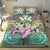 Hawaii Turtle Wave Polynesian Bedding Set - Hey Style Yellow - Polynesian Pride