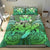 Hawaii Turtle Wave Polynesian Bedding Set - Hey Style Green - Polynesian Pride